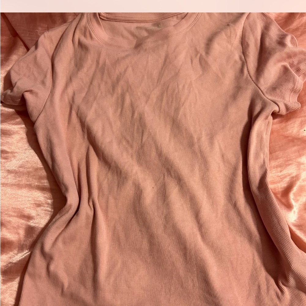 No Boundaries Light Pink Short Sleeve Tee